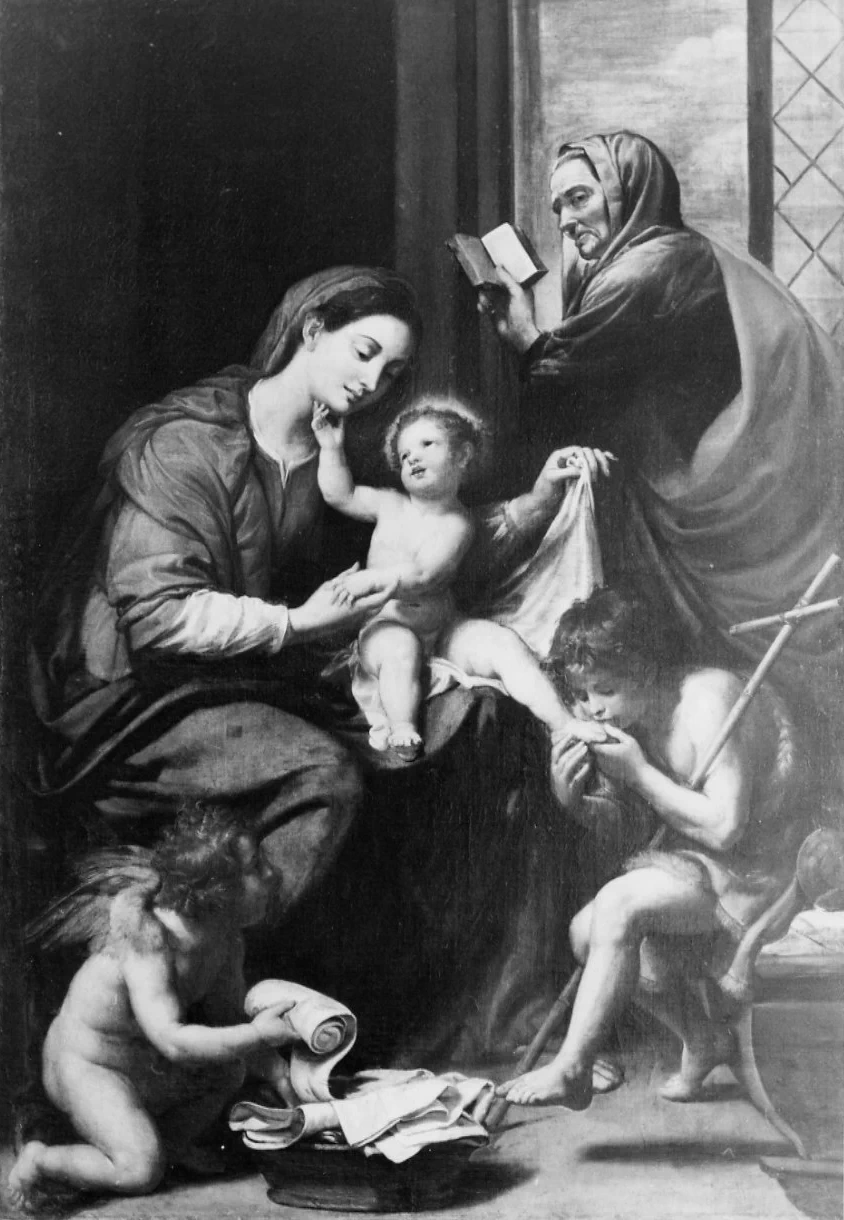 Sacra Famiglia con San Giovanni Battista bambino